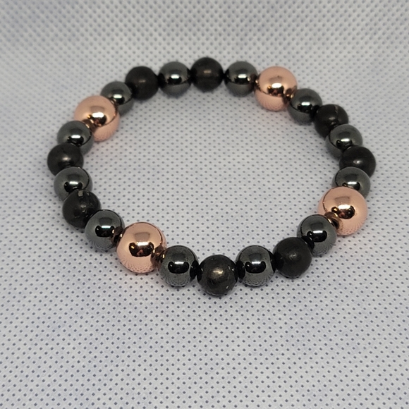 Jewelry - Shungitte and Hematite Bracelet